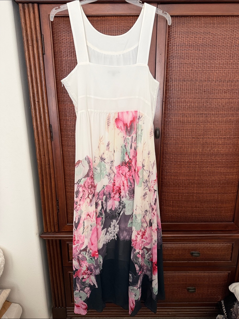 NWT Floryday Floral Print Sleeveless Maxi Dress - Fully Lined. Side Zipper. - Picture 2 of 9